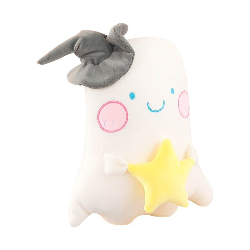 Shop Ghostie Puff | Kawaii Ghost Halloween Plushie - Goodlifebean Plushies | Stuffed Animals