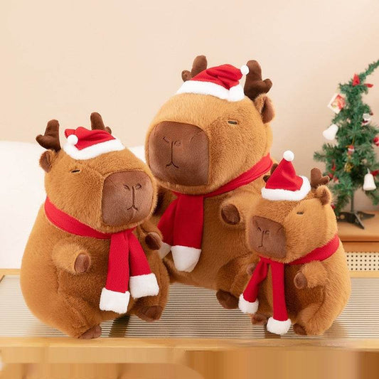 Christmas Capybara Plushie | Stuffed Animal capybara - Goodlifebean