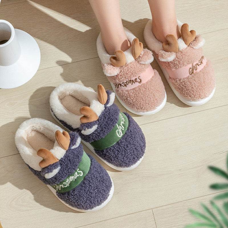 Santa's Snuggle Warm Fuzzy Slippers - Goodlifebean