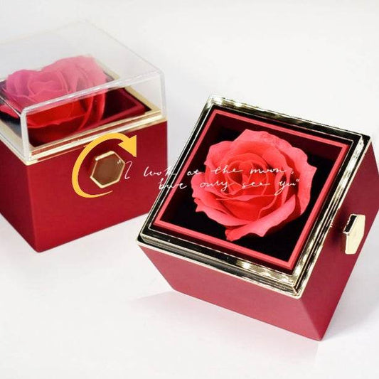 Rotating Eternal Rose Gift Box - Goodlifebean