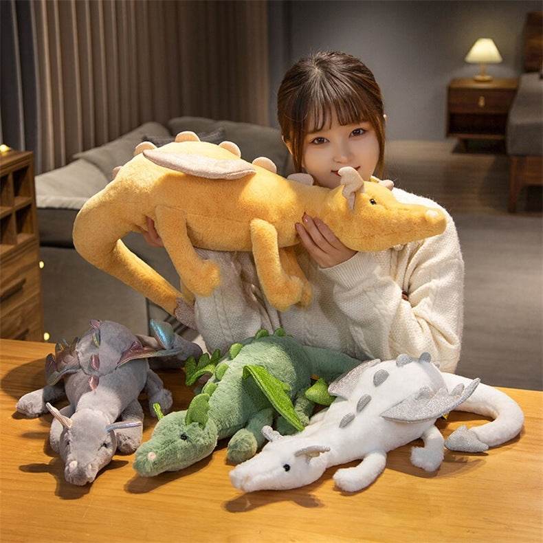Giant Flying Dragon Plush | Kawaii Dragon Plushie - Goodlifebean