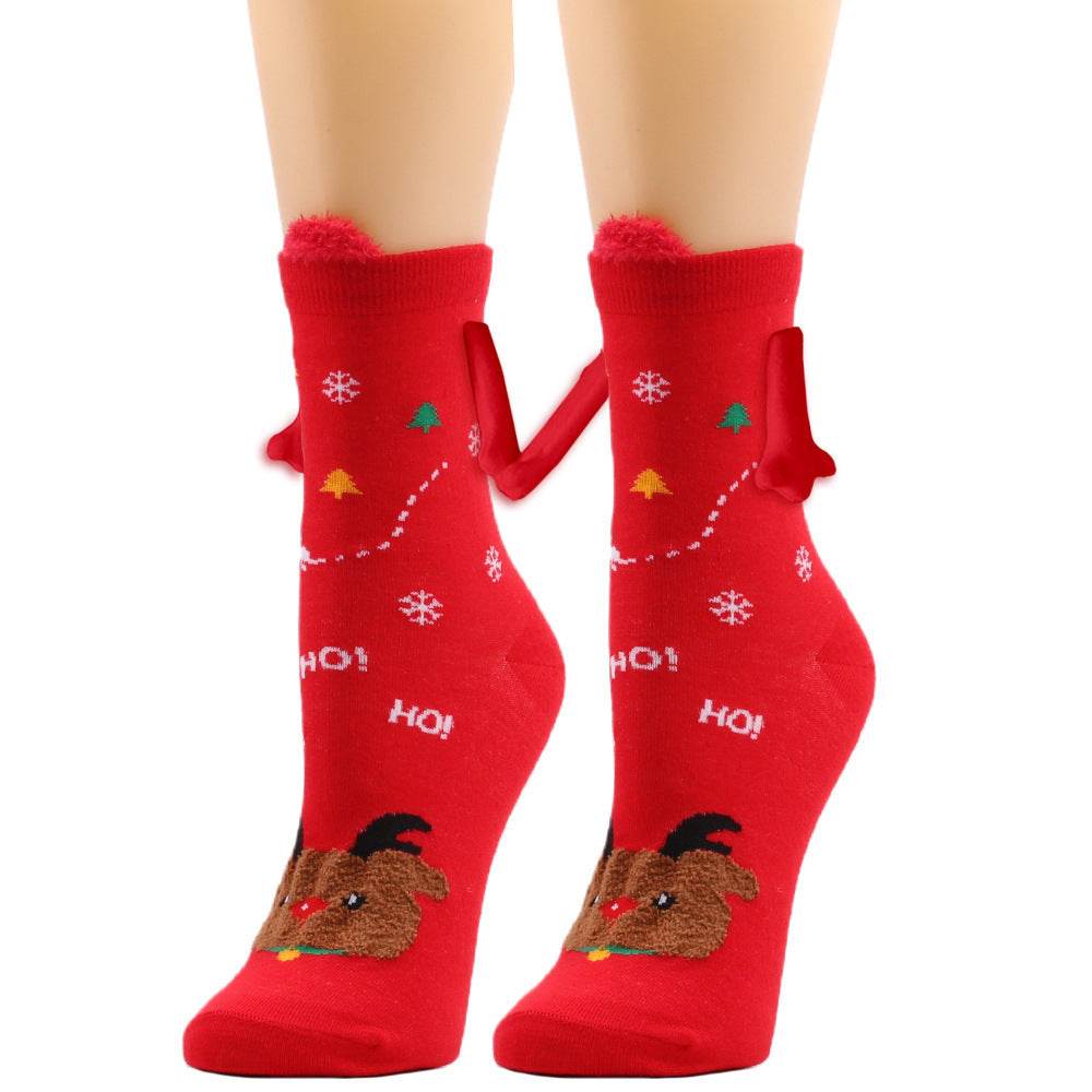 Shop Hand holding Christmas Socks - Shoes Goodlifebean Plushies | Stuffed Animals