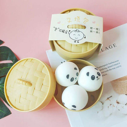 BuyStress Relief Steamed Bao Plushie | Decompression Toy - Goodlifebean Plushies | Stuffed Animals