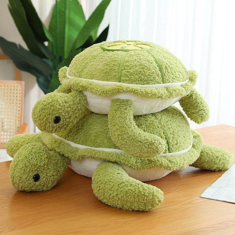Toby: Big Stuffed Turtle Plushie - Goodlifebean