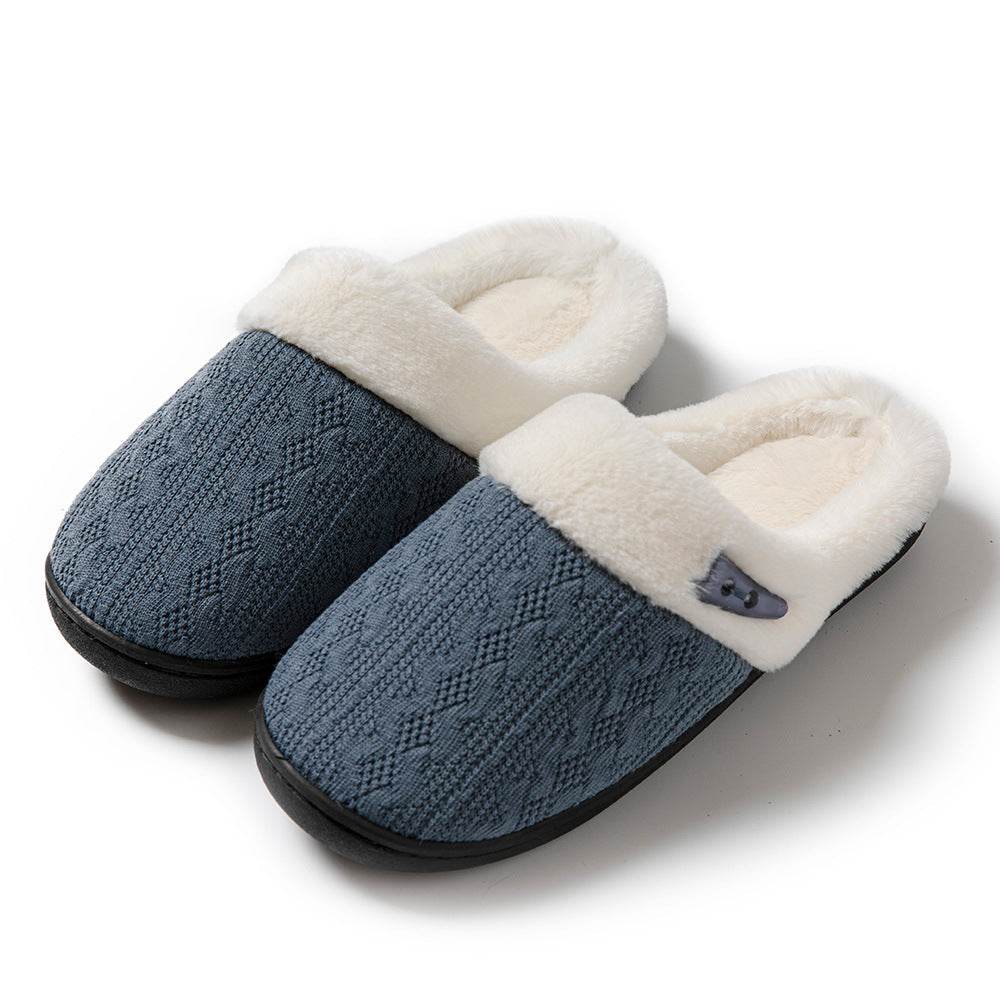 FluffKnit Cozy Plush Slippers | Fluffy Indoor Slippers - Goodlifebean
