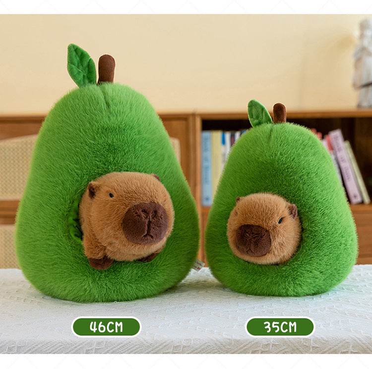 Plush Toy Avocado Capybara Pillow - Goodlifebean