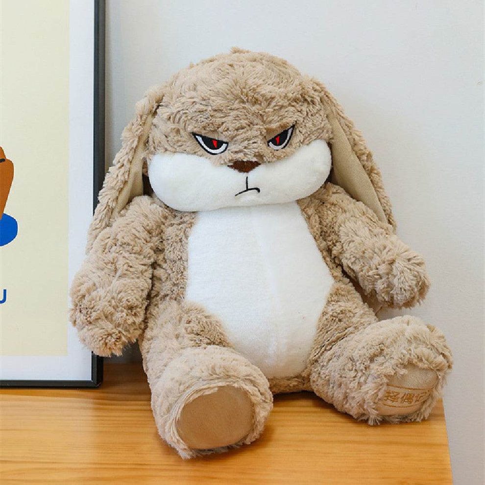Shop Super Grumpy Rabbit Bunny Plushie | Cute Bunny Plush – Goodlifebean
