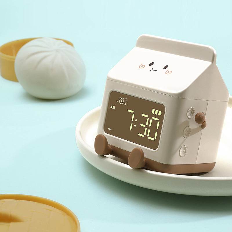 Kawaii Milk Carton Alarm Clock
