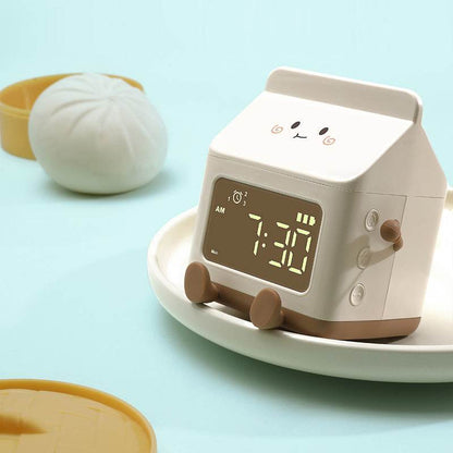 Kawaii Milk Carton Alarm Clock