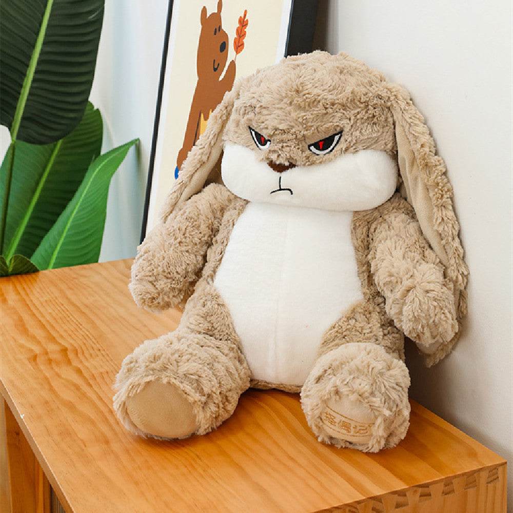 Shop Grumpy Rabbit Bunny Plushie - Stuffed Animals Goodlifebean Plushies | Stuffed Animals