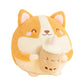 Boba drinking Corgi Plushie