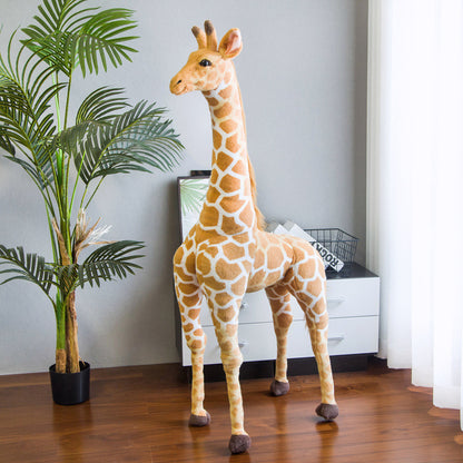 Big Wild African Giraffe Plushie | Jumbo African Stuffed Giraffe
