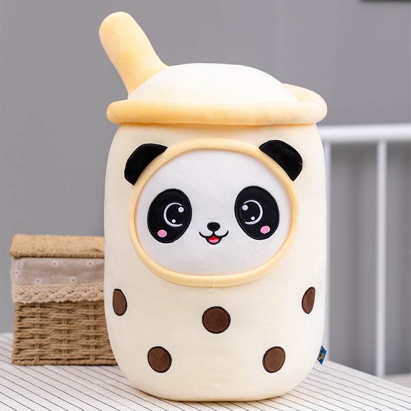 Kawaii Panda in Boba Tea Plushie | Bubble Tea Plush