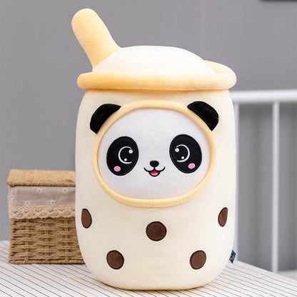 Shop Kawaii Panda in Boba Tea Plushie | Bubble Tea Plush - Stuffed Animals Goodlifebean Plushies | Stuffed Animals