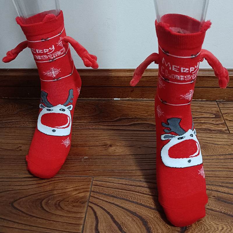 Shop Hand holding Christmas Socks - Shoes Goodlifebean Plushies | Stuffed Animals