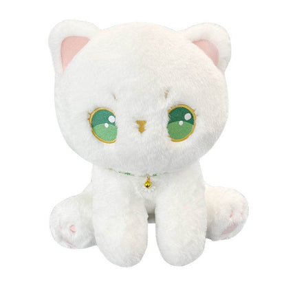 Kokoro: Kawaii White Cat Plushie | Cute Stuffed Animal Cat - Goodlifebean