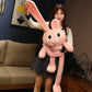Shop Kawaii Pink Floppy Eared Stuffed Bunny Plushie - Stuffed Animals Goodlifebean Giant Plushies