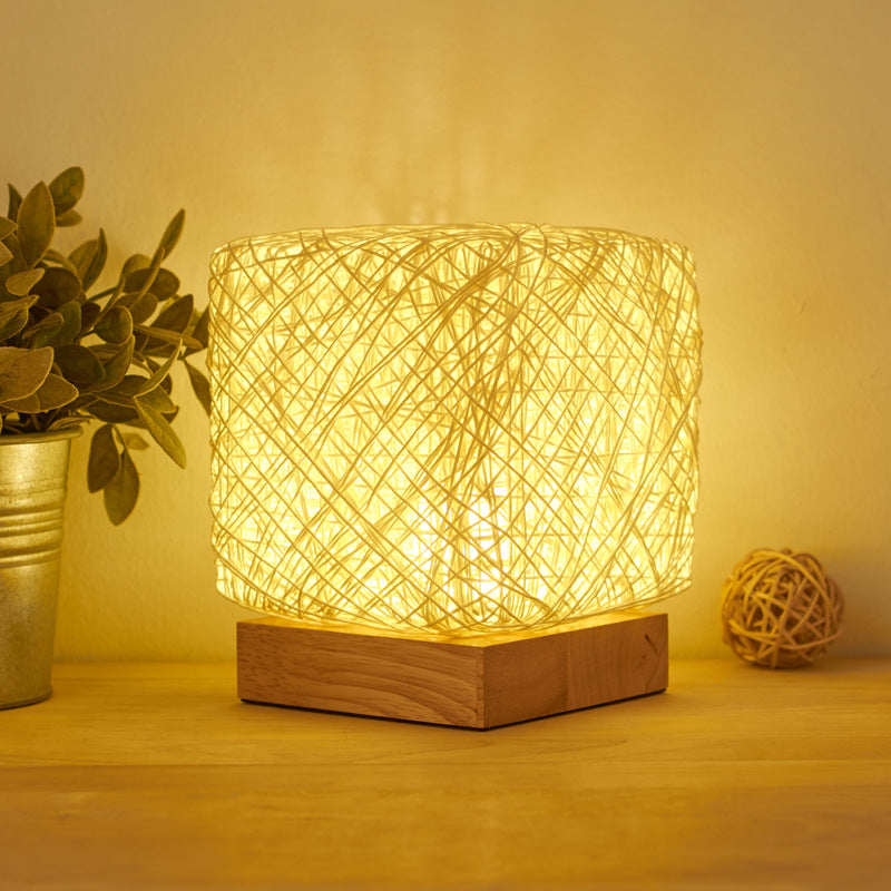 Hand Knit Dimmable Desk Lamp