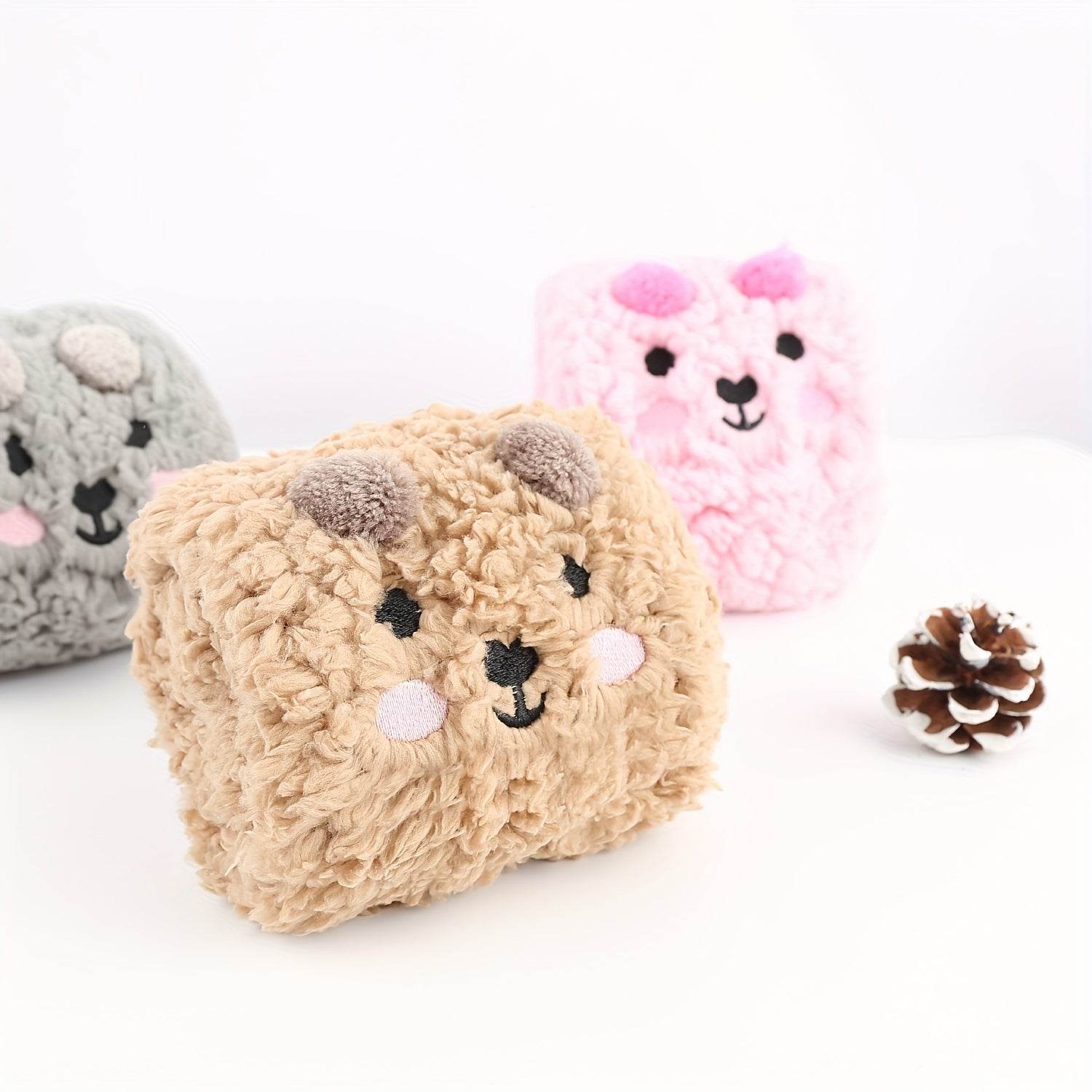 Cute Warm Fuzzy Bear Sockks - Goodlifebean