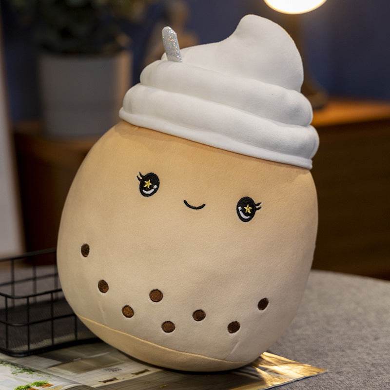 Boba Ice Cream Plushie | Bubble Tea Plushie - Goodlifebean