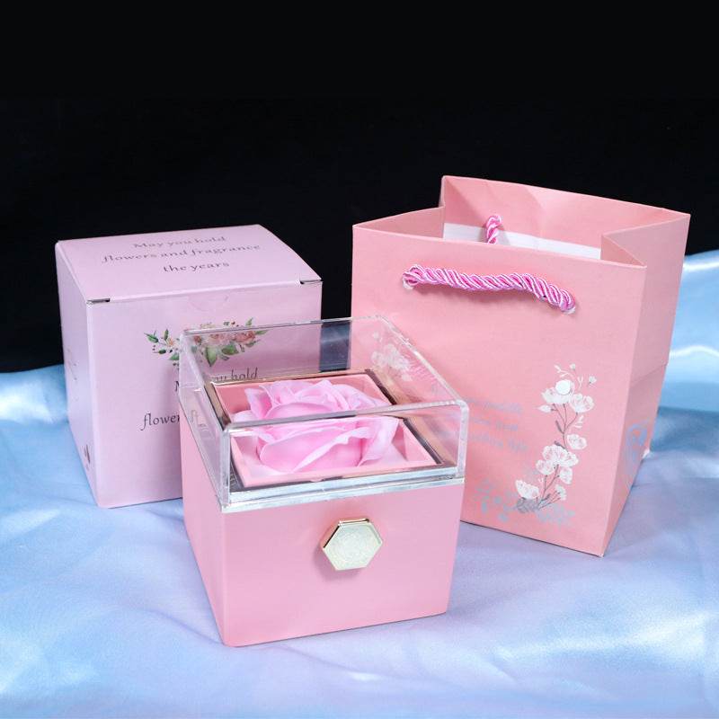 Rotating Eternal Rose Gift Box - Goodlifebean