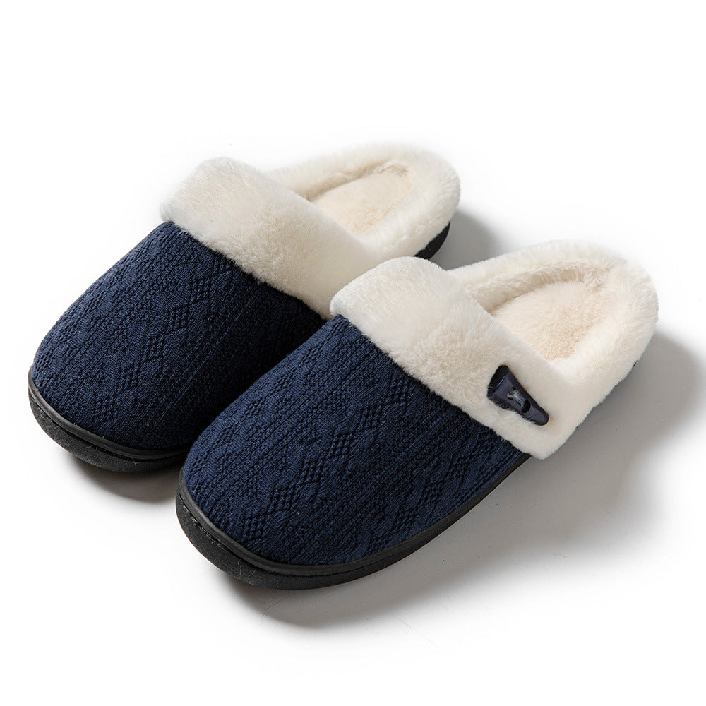 FluffKnit Cozy Plush Slippers | Fluffy Indoor Slippers