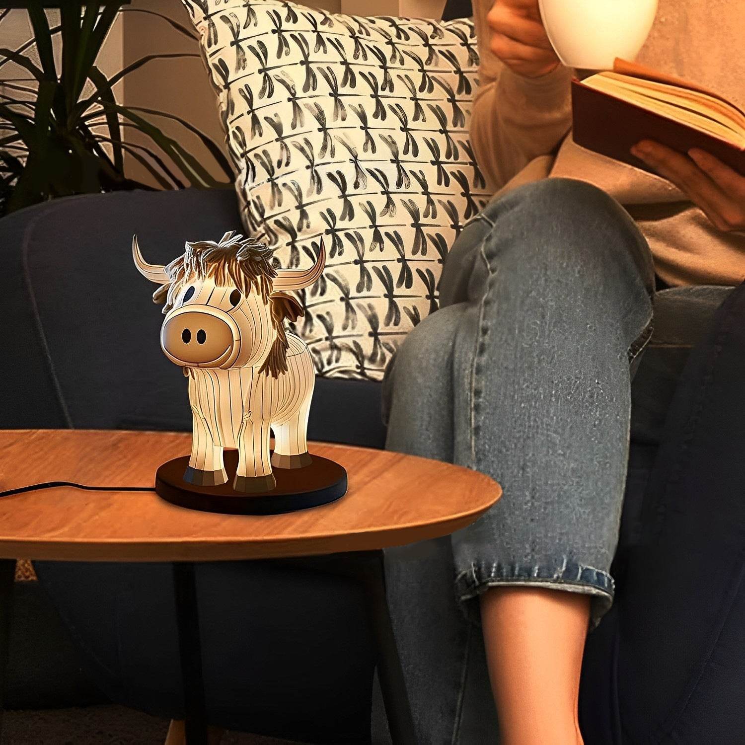 Moo N Glow: Cute Cow Table Lamp - Goodlifebean