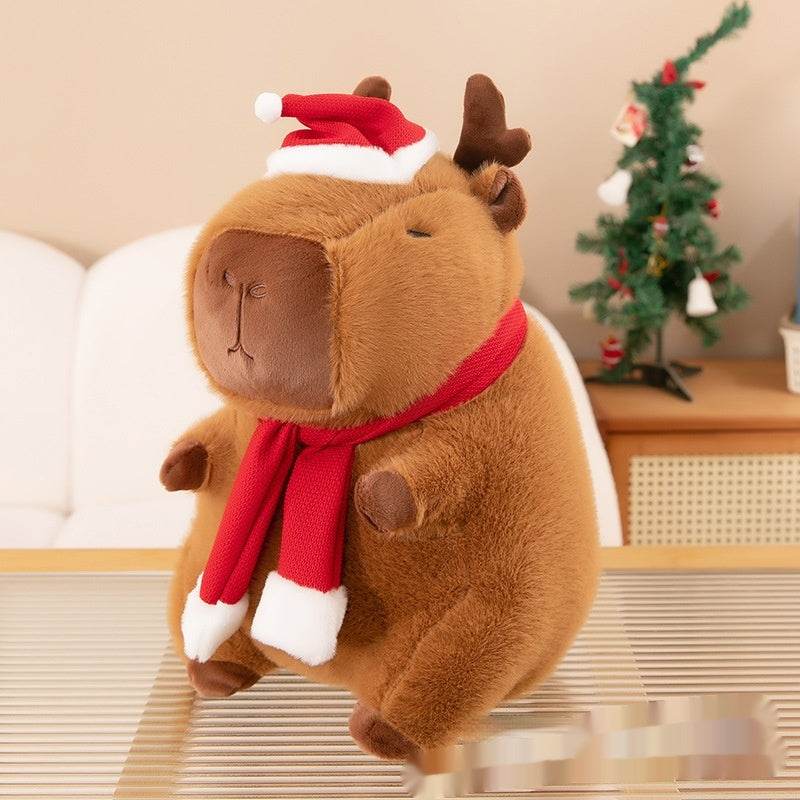 Christmas Capybara Plushie | Stuffed Animal capybara - Goodlifebean