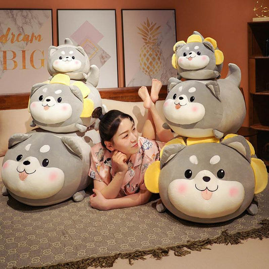 Loki: Giant Chubby Husky Plushie | Stuffed Animal Husky - Goodlifebean
