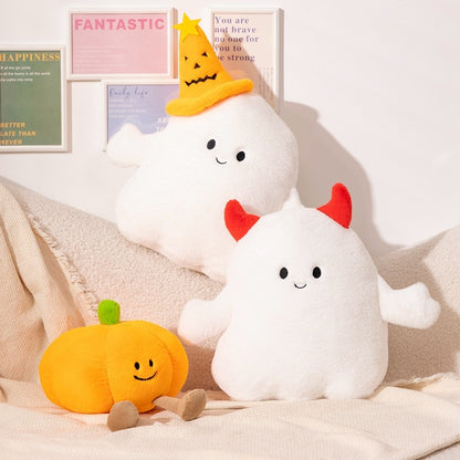 Shop Gourd & Ghoul | Kawaii Halloween Pumpkin and Ghost Stuffed Animals - Goodlifebean Plushie | Stuffed Animal