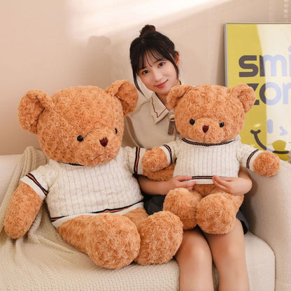 Bubu: Mini Fuzzy Brown Teddy Bear with T-shirt - Goodlifebean product_type