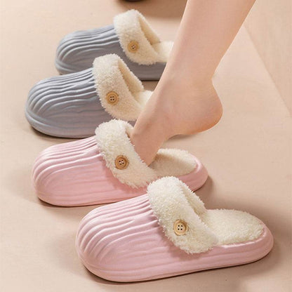 Shop CozySwap: Indoor-Outdoor Slippers with Detachable Fur - Shoes Goodlifebean Plushies | Stuffed Animals