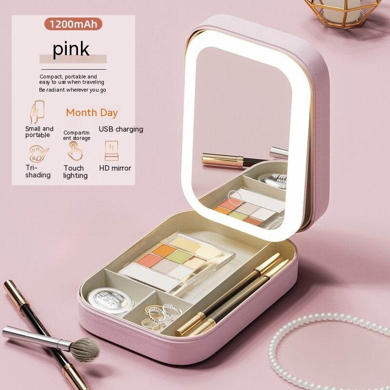 Luxe Makeup Organizer with Mirror - Goodlifebean