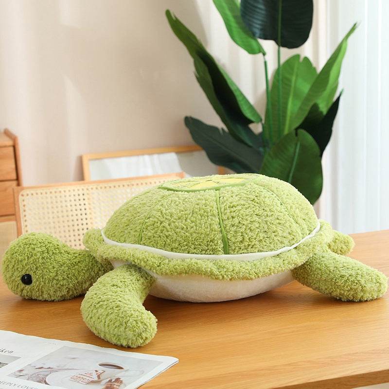 Toby: Big Stuffed Turtle Plushie - Goodlifebean