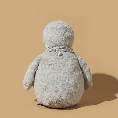 Shop DapperDucky Plush – Stylish Kawaii Duck with Fluffy Fur Coat & Grey Scarf - Goodlifebean Plushie | Stuffed Animal