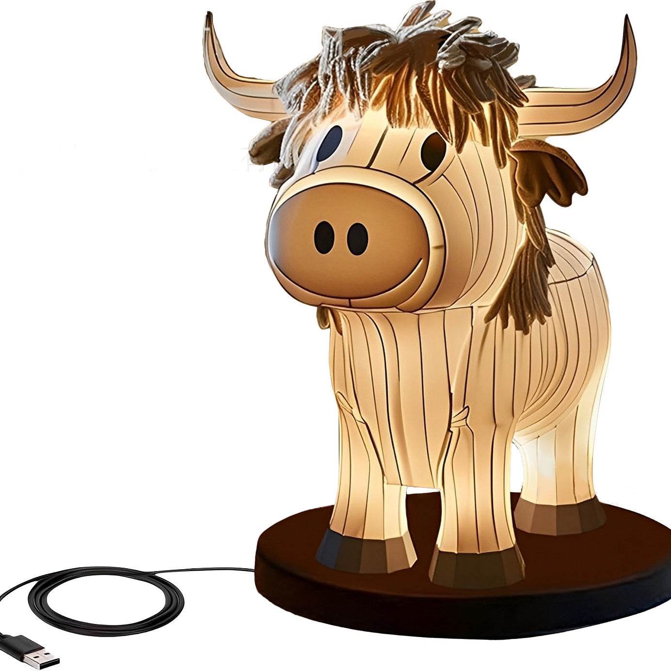 Moo N Glow: Cute Cow Table Lamp - Goodlifebean
