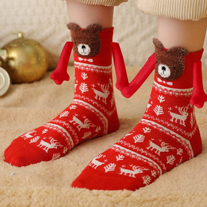 Shop Hand holding Christmas Socks - Shoes Goodlifebean Plushies | Stuffed Animals