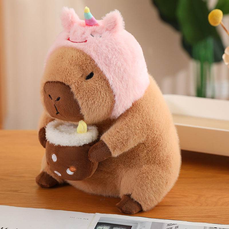 Shop CuddlyCapy: Chubby Capybara Plushie - Stuffed Animals Goodlifebean Plushies | Stuffed Animals