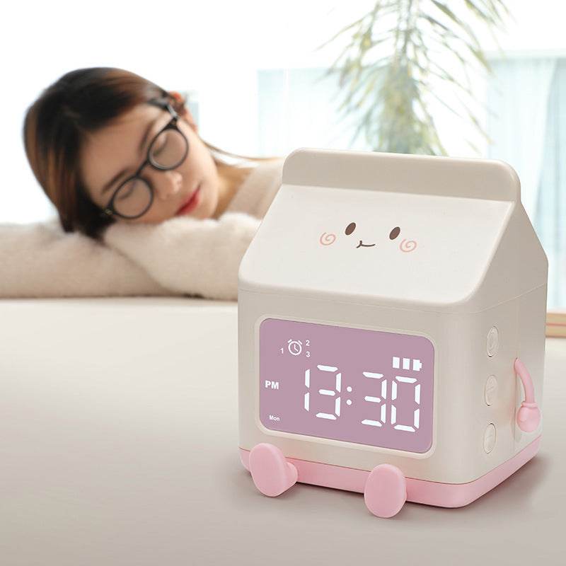 Kawaii Milk Carton Alarm Clock