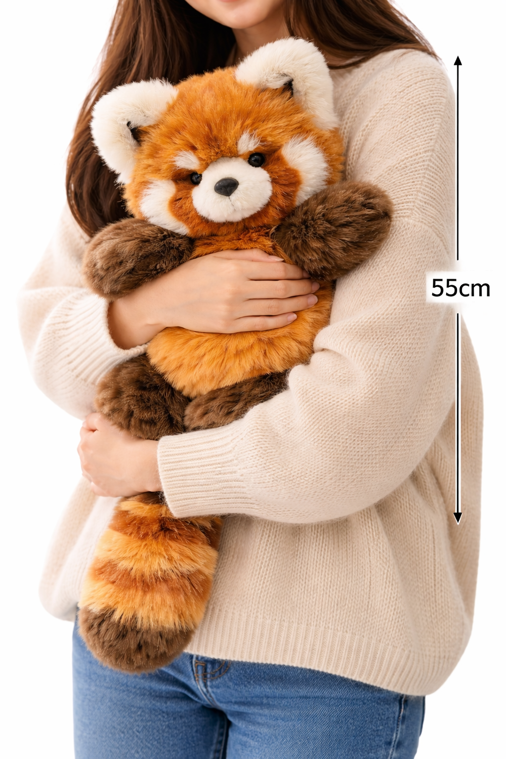 Person holding a plush red panda plushie-Goodlifebean