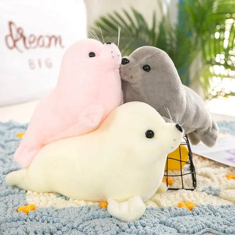 Cuddly Kawaii Baby Seal Plushie - Goodlifebean