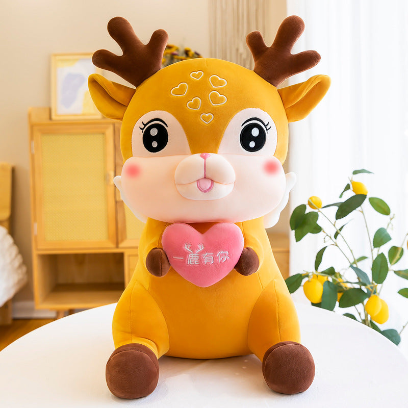 Shop Giant Stuffed Deer Plushie - Stuffed Animals Goodlifebean Giant Plushies