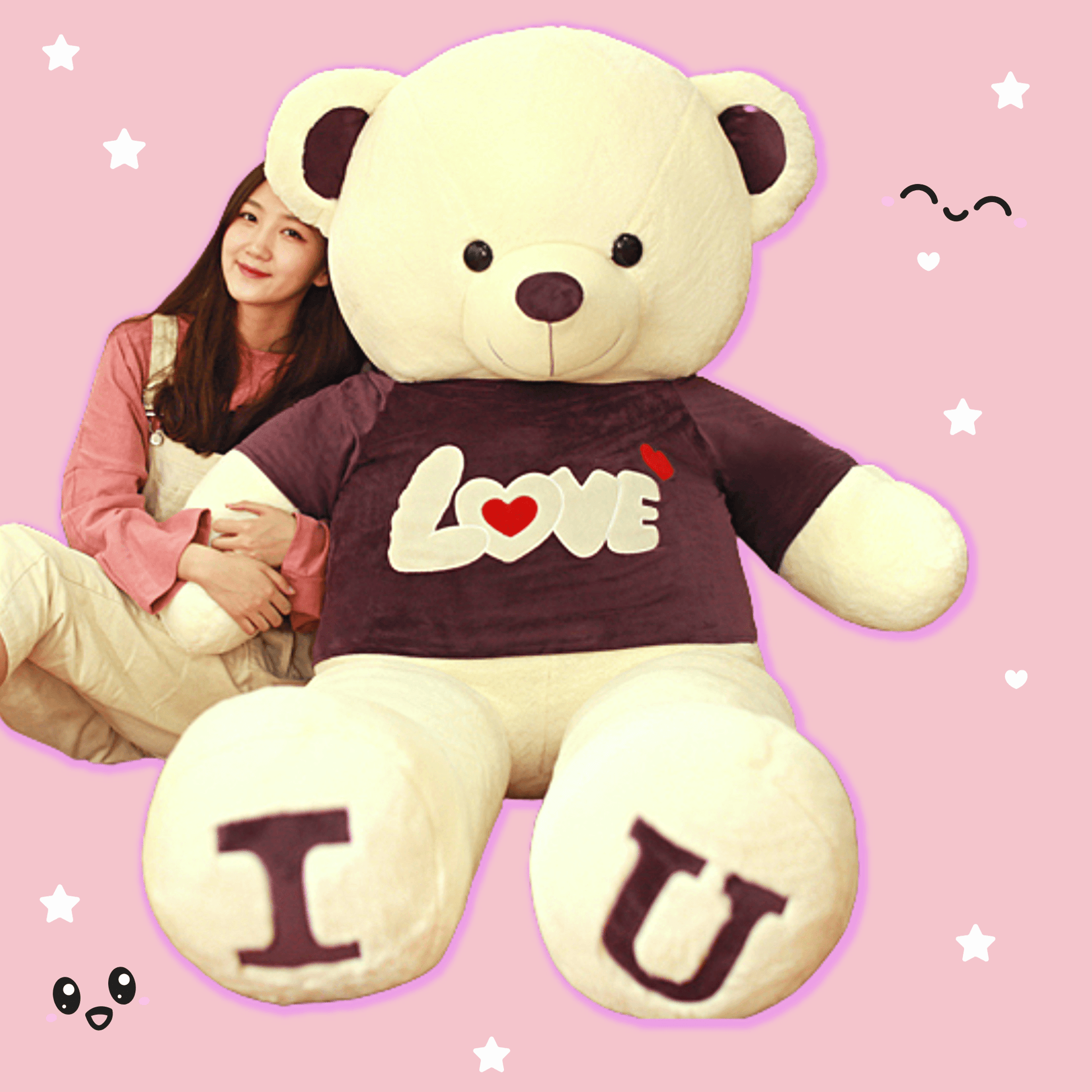 Shop Big Cuddly Teddy Bear - Stuffed Animals Goodlifebean Giant Plushies