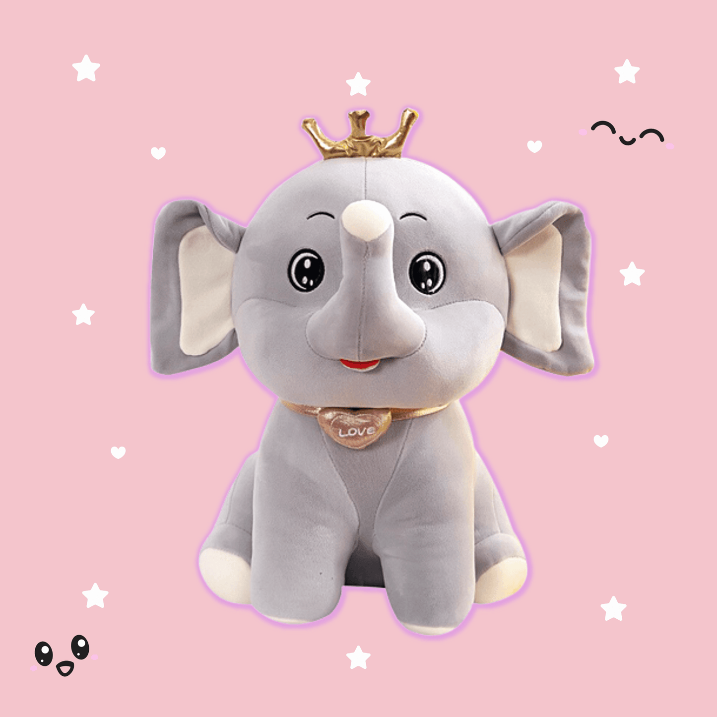 Jumbo Stuffed Elephant Plush - Goodlifebean