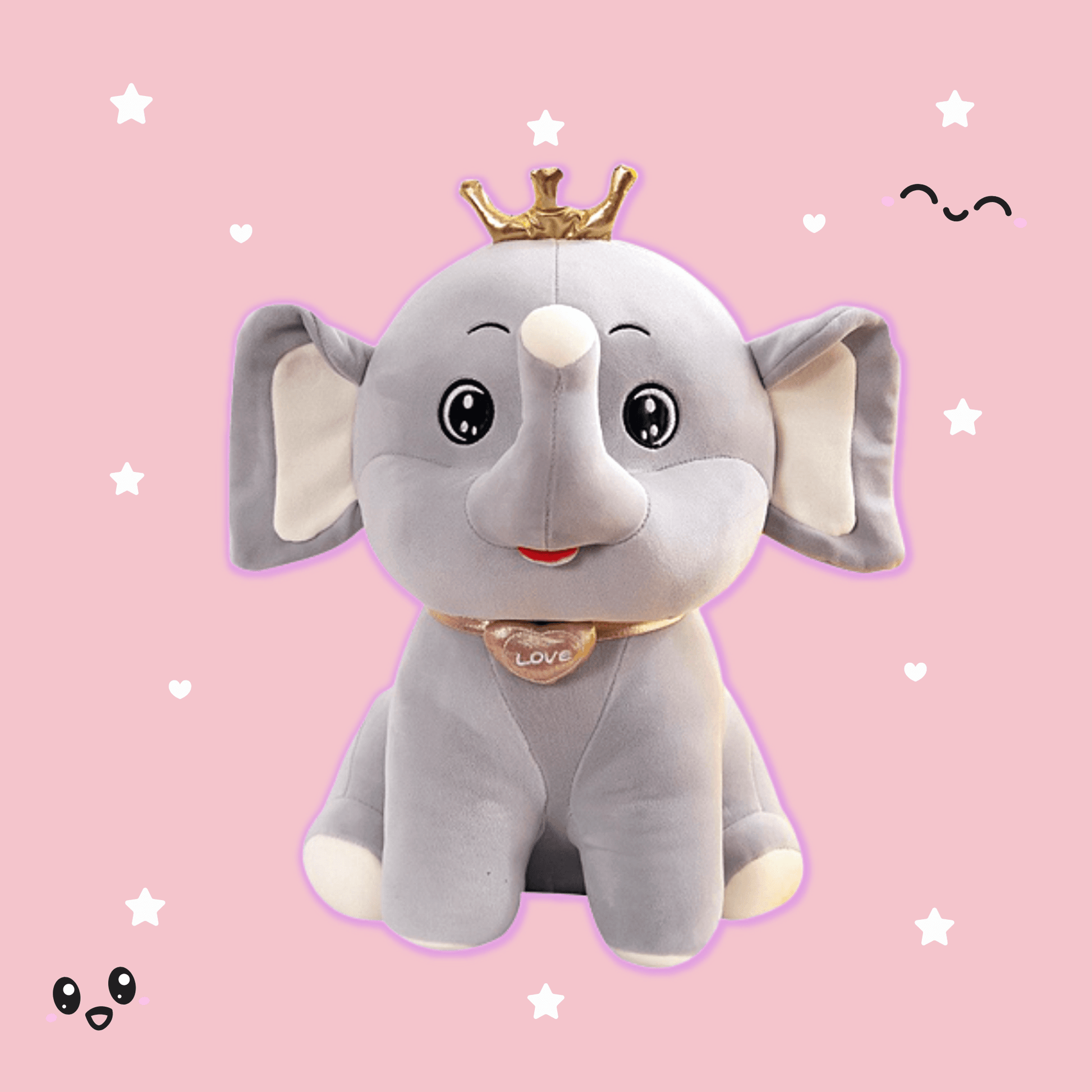 Jumbo Stuffed Elephant Plush - Goodlifebean