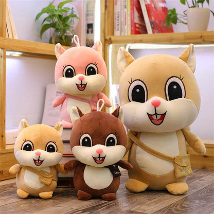 Kawaii Chirpy Squirrel Plush - Goodlifebean