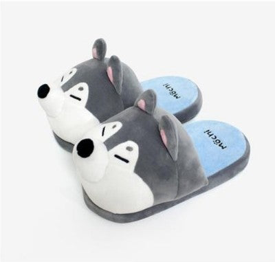 Shop Shiba And Husky Plush Slippers - Stuffed Animals Goodlifebean Giant Plushies