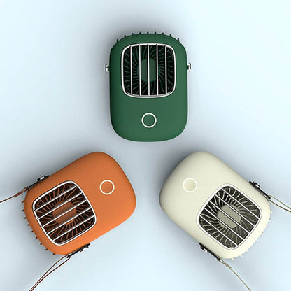 Portable Silent Mini Neck Fan with Lanyard - Goodlifebean