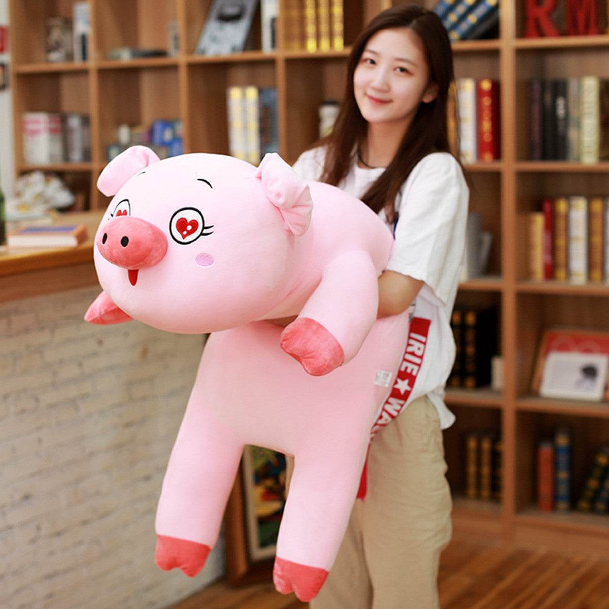 Jeju: Jumbo Squishy Piggy Plushie - Goodlifebean