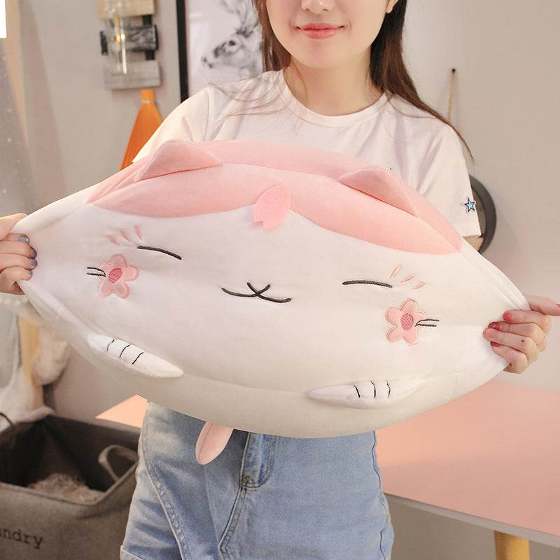 Giant Sakura Kawaii Cat Plush - Goodlifebean